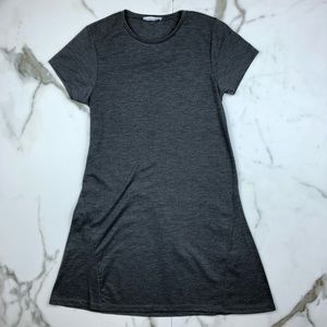Zara Trafaluc A-Line TShirt Dress Size Medium Grey